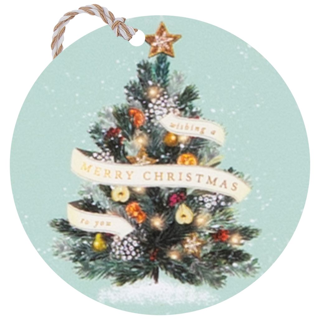 18 Charming Cedar Tree Xmas Gift Tags