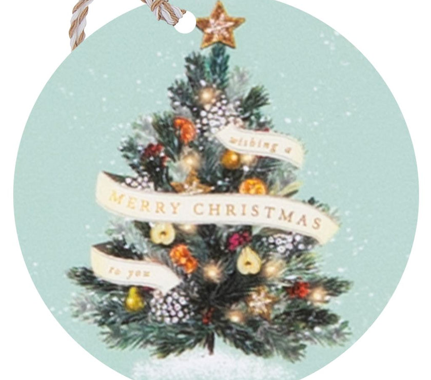 18 Charming Cedar Tree Xmas Gift Tags