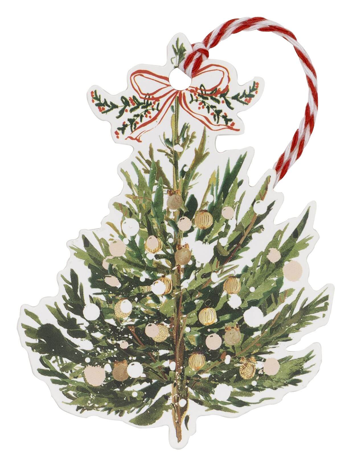 18 Spruce Tree Christmas Gift Tags