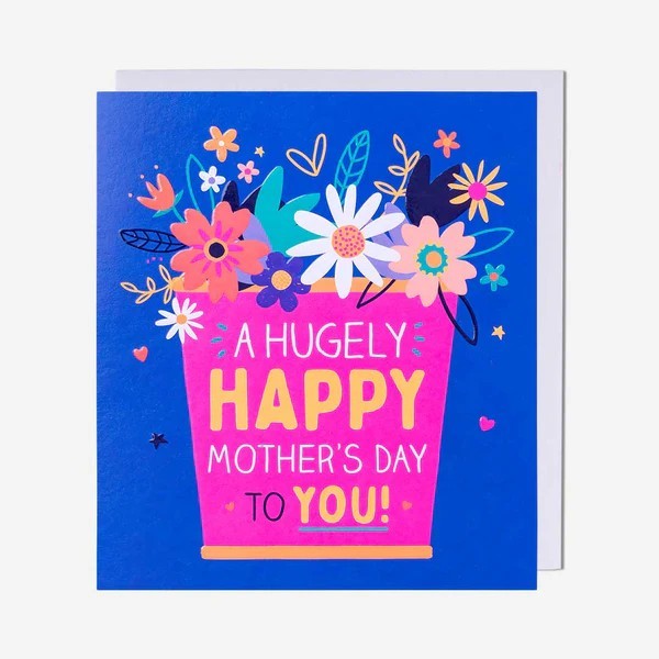 Hugely Happy Mothers Day Card