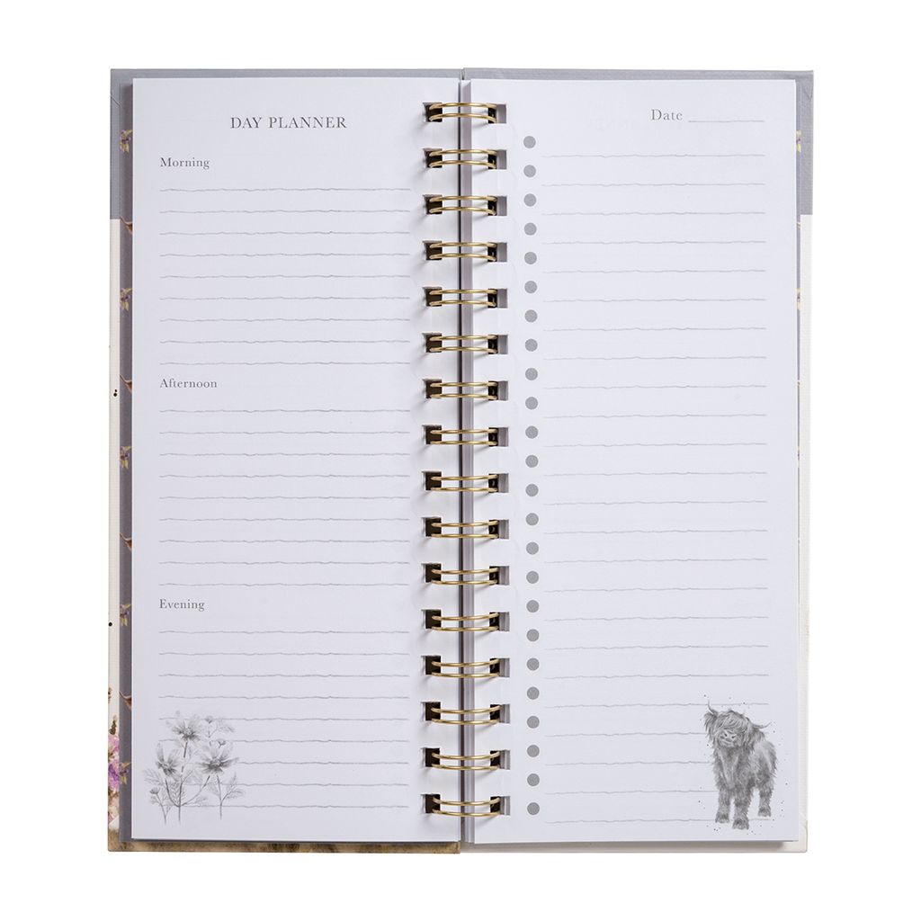 Highland Cow To Do Notebook