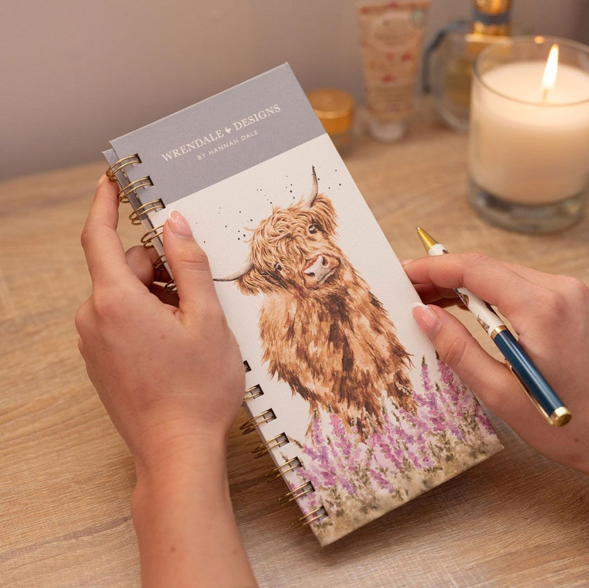 Highland Cow To Do Notebook