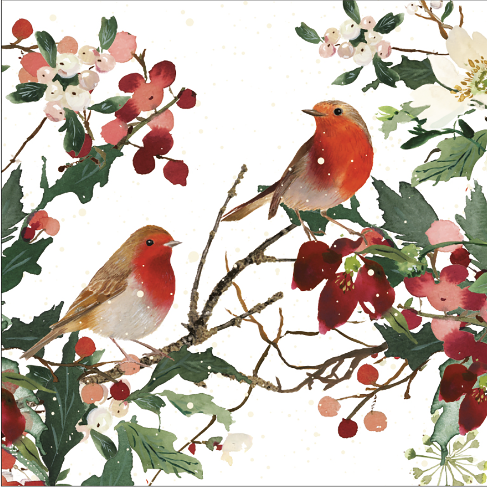 Robin Christmas Napkins