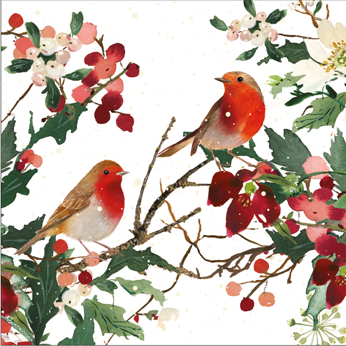 Robin Christmas Napkins