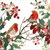 Robin Christmas Napkins