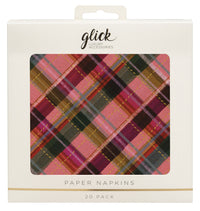 Tartan Christmas Napkins