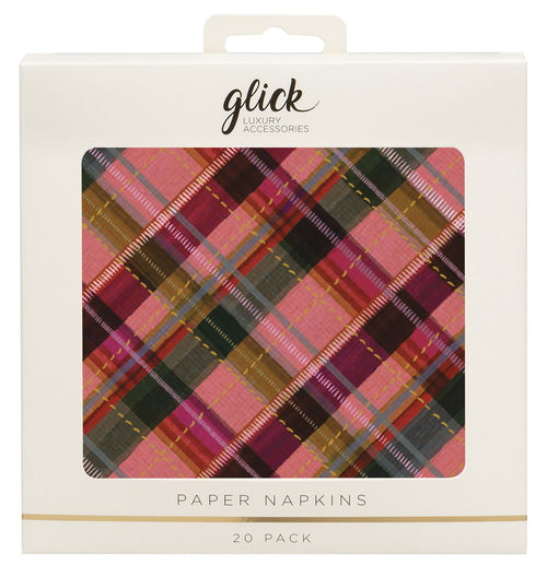 Tartan Christmas Napkins