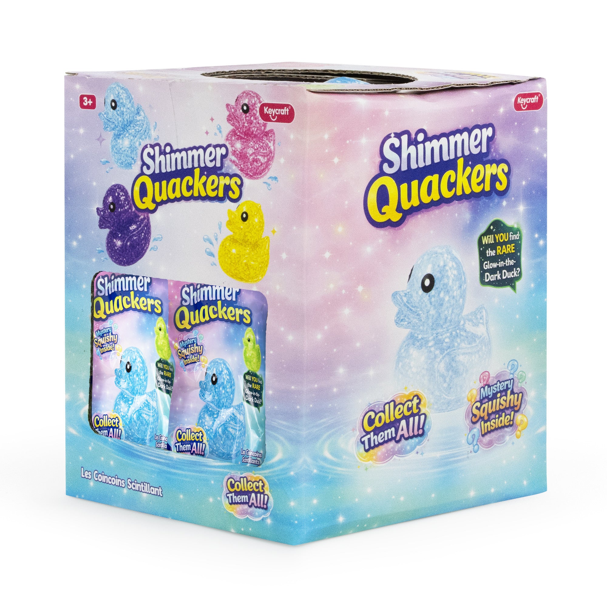 Shimmer Quackers Mystery Squishy Duck Toy