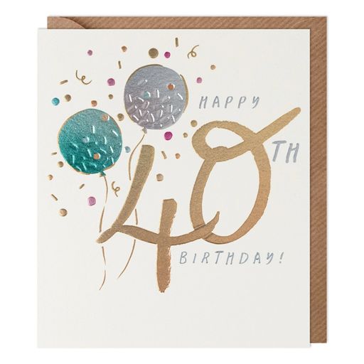 40th Birthday Card