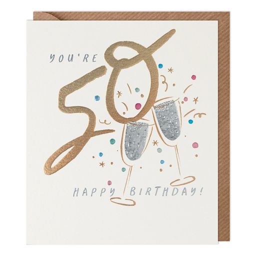 50th Birthday Card