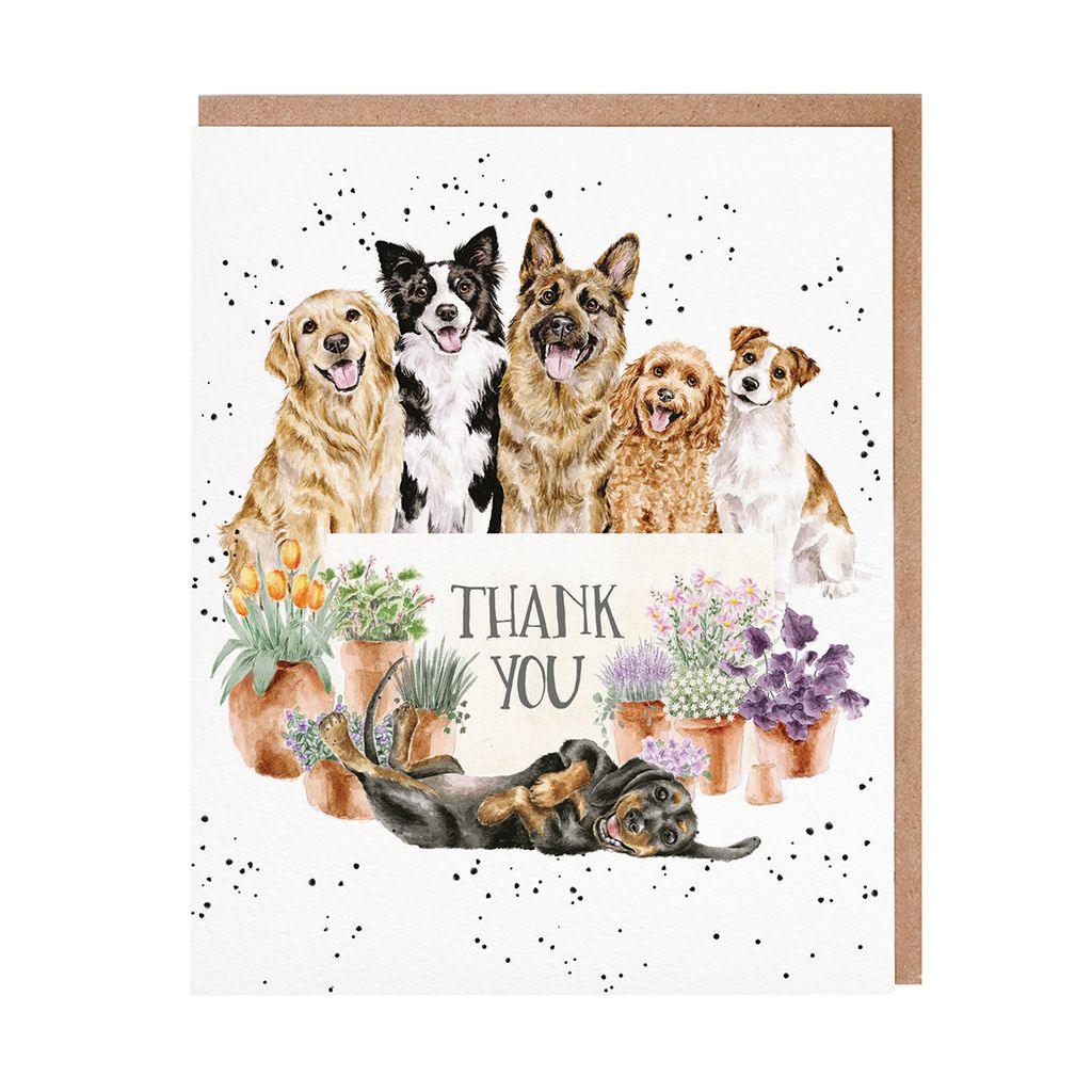 Dogs Thank You Card