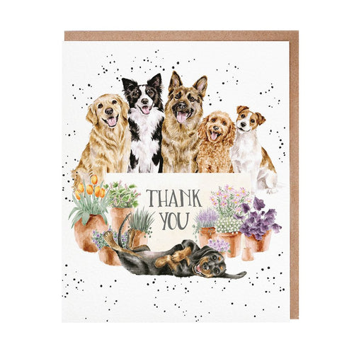 Dogs Thank You Card
