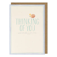 Thinking of You Hedgehog Greeting Card