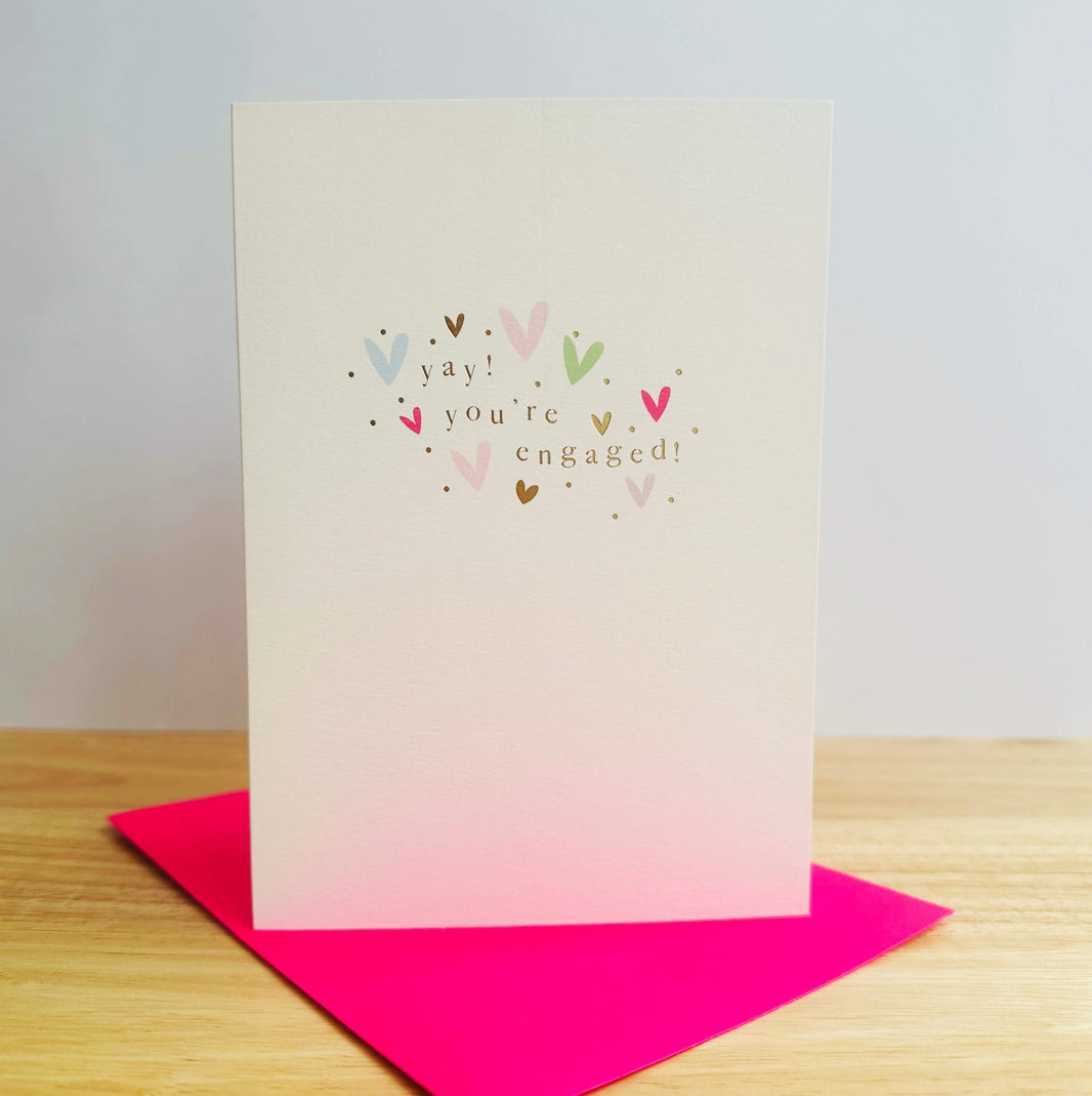 Yay Engagement Card
