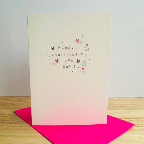 Guys Happy Anniversary Card