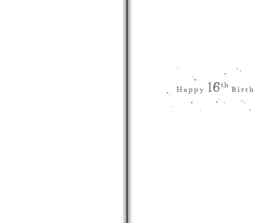 16th Balloons Birthday Card