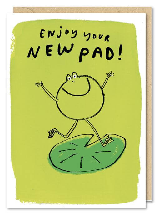 Lily Pad New Home Card