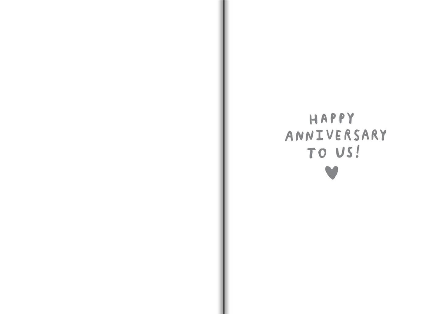 Husband Bean Anniversary Card