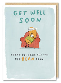 Get Well Bean Card