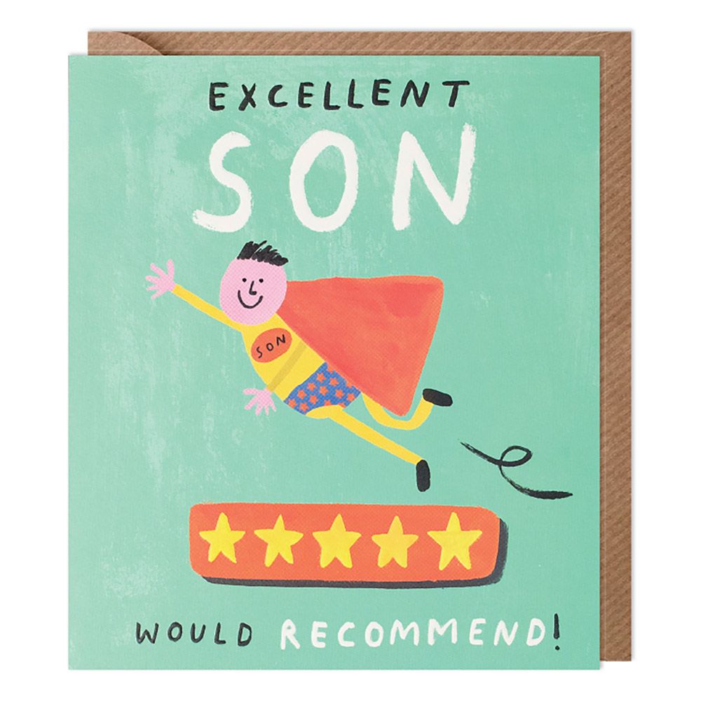 Super Son Birthday Card