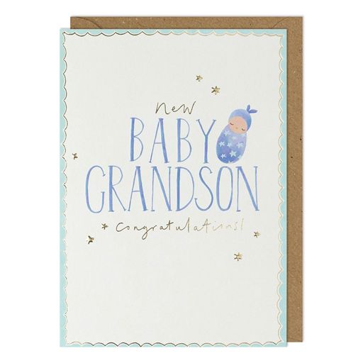 Grandson New Baby Card