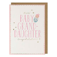 Granddaughter New Baby Card