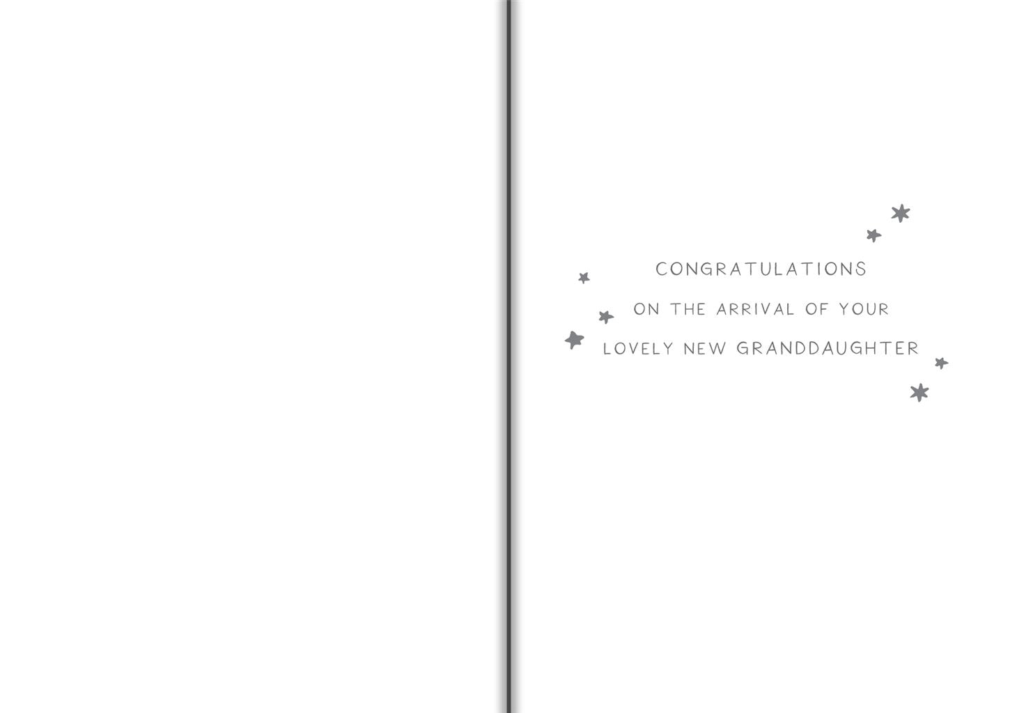 Granddaughter New Baby Card