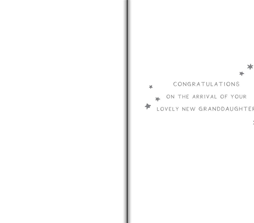 Granddaughter New Baby Card