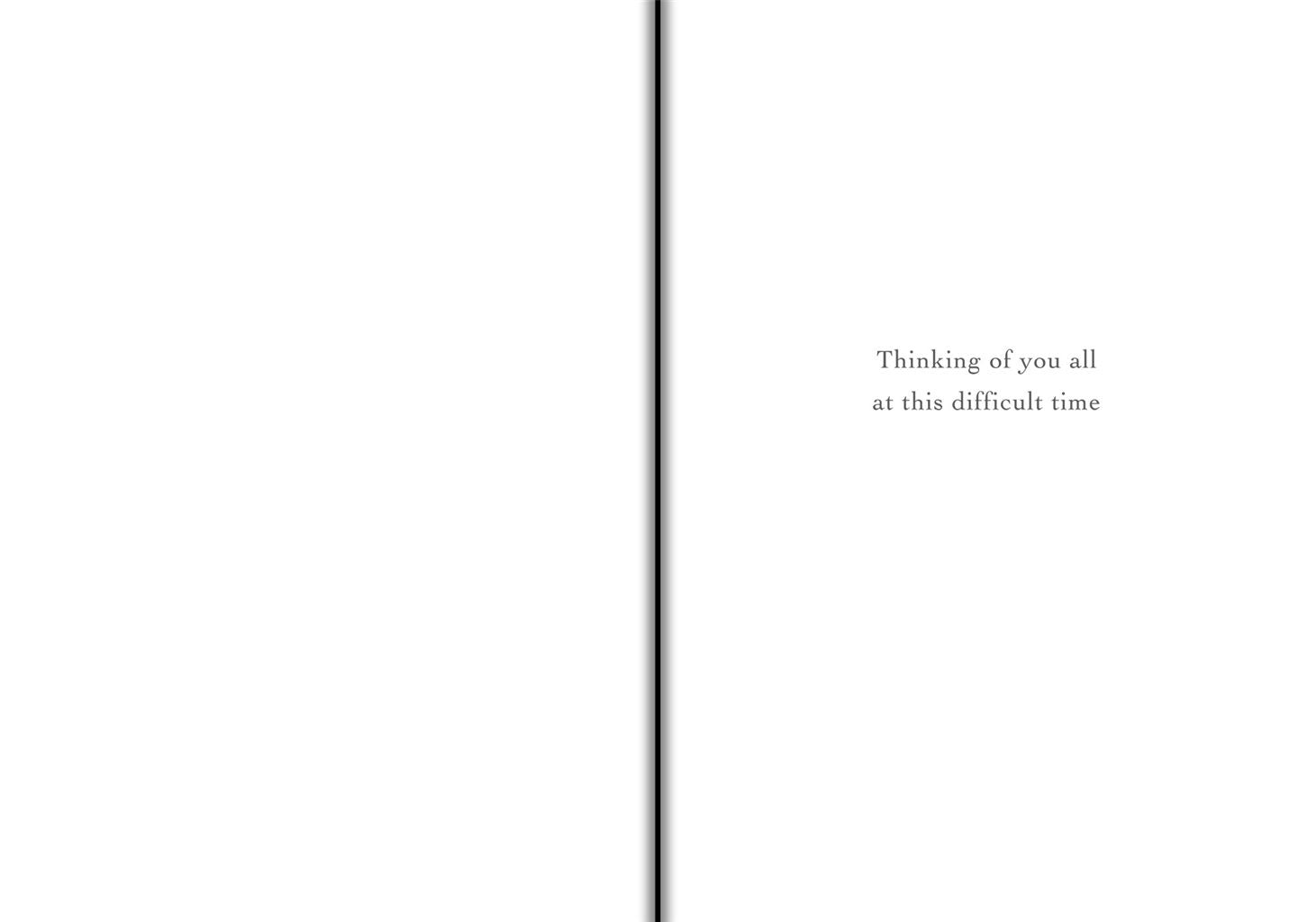 Sympathy Snowdrops Greeting Card