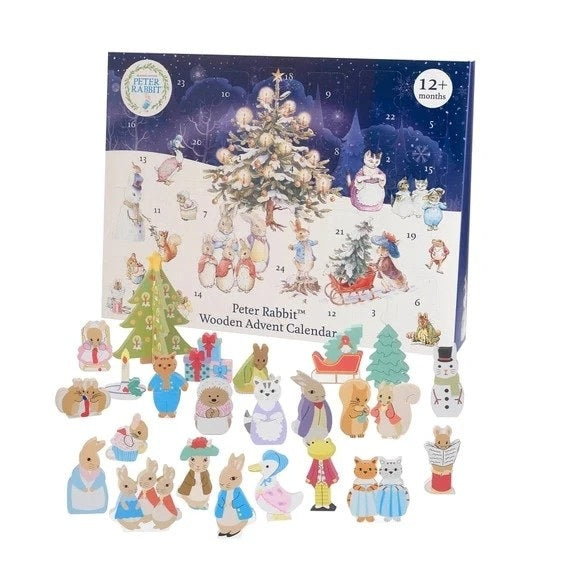 Peter Rabbit Wooden Advent Calendar