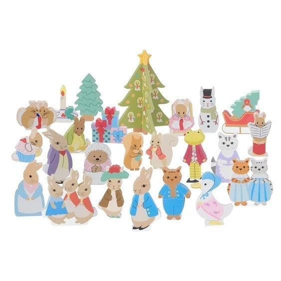 Peter Rabbit Wooden Advent Calendar