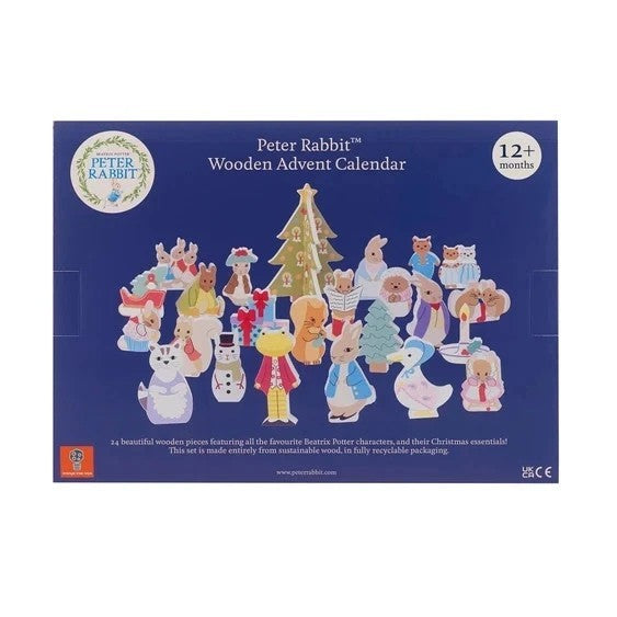 Peter Rabbit Wooden Advent Calendar