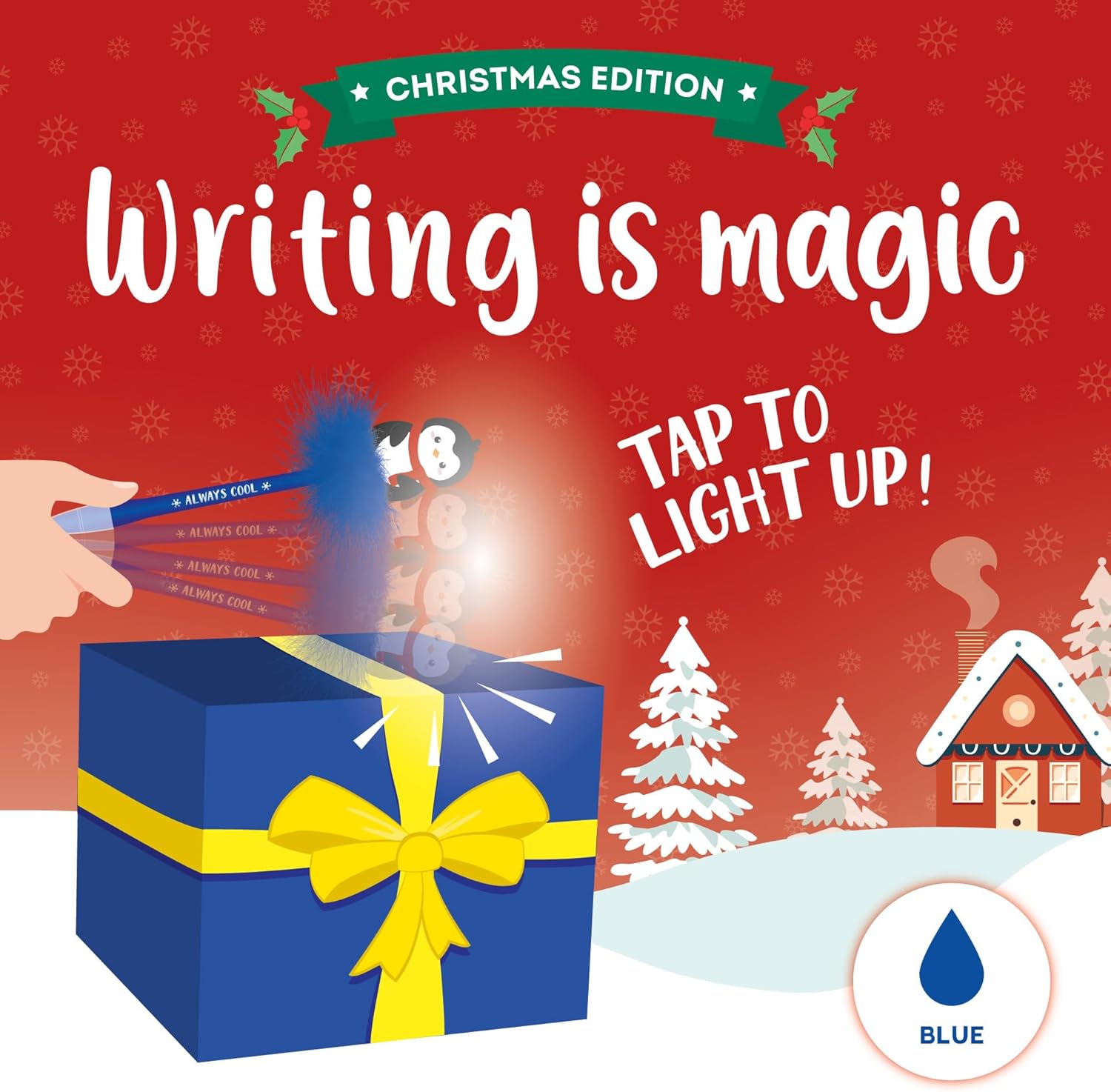 Penguin Light-up Legami Ballpoint Pen