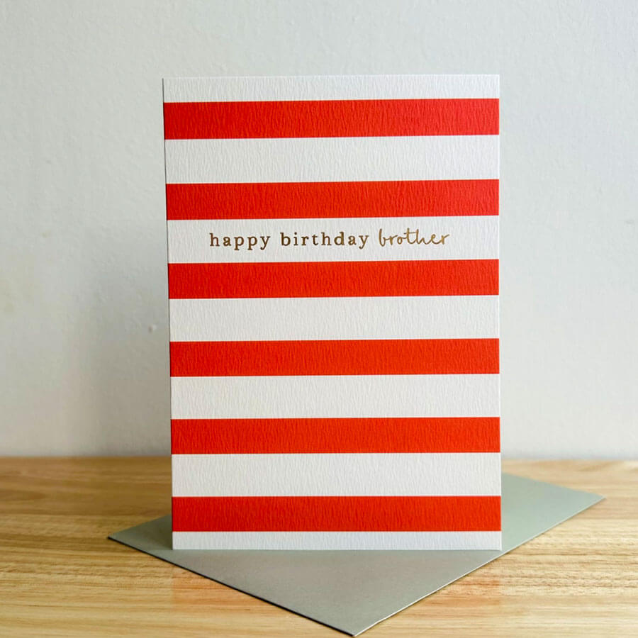 Brother Happy Birthday Card