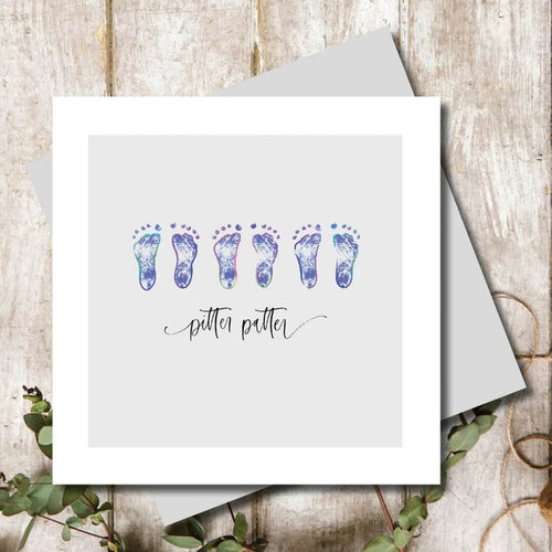 Pitter Patter New Baby Card