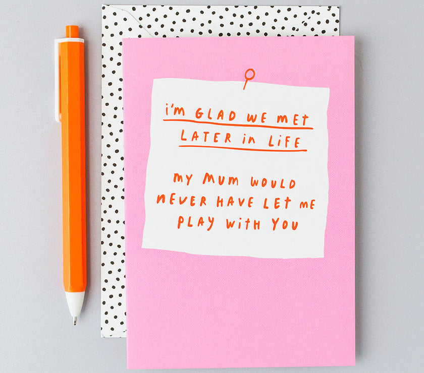 Play with You Birthday Card