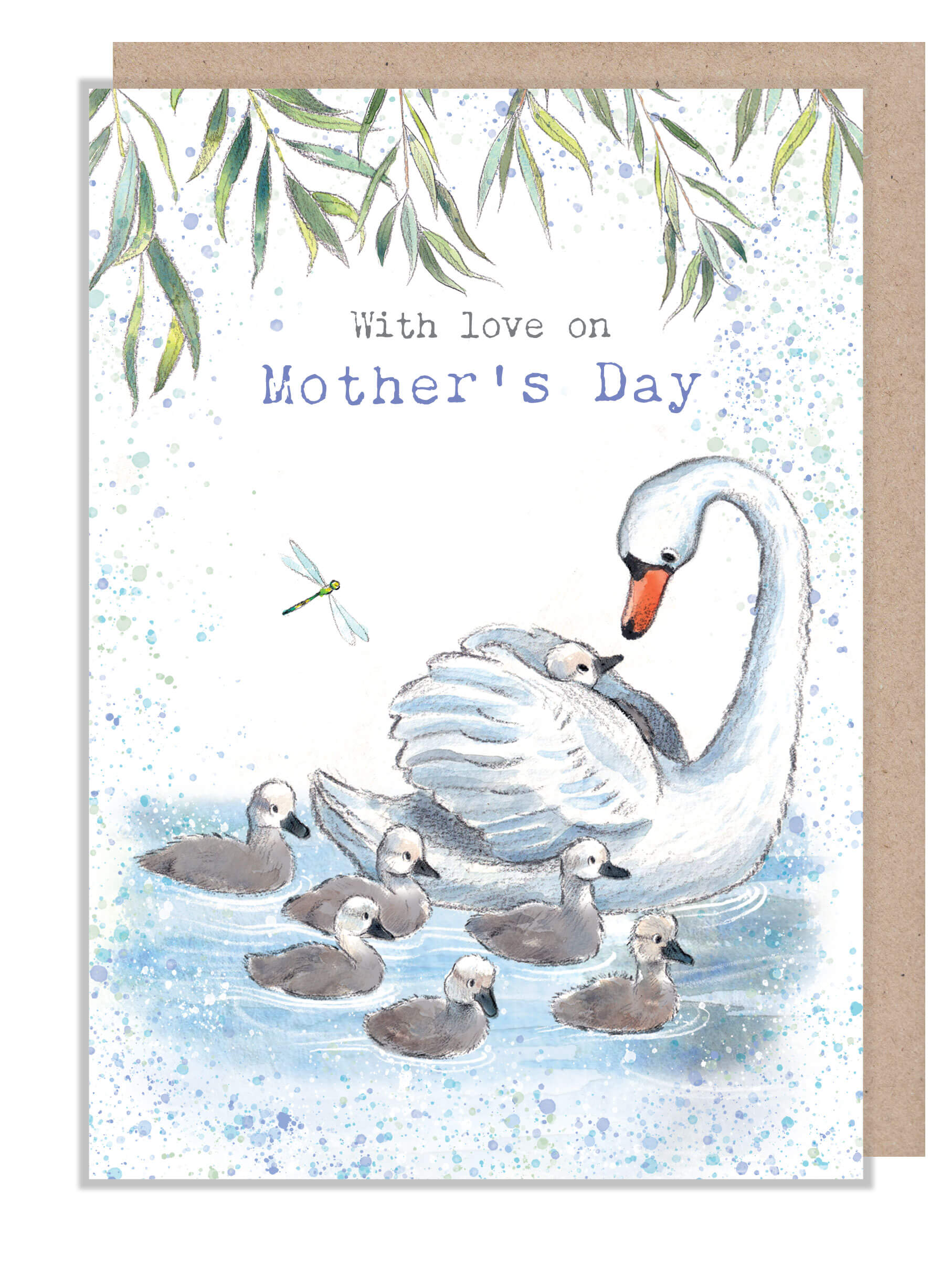 Swan Mother's Day Card