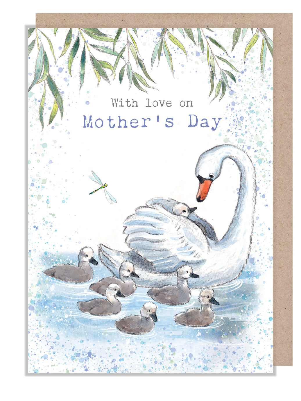 Swan Mother's Day Card