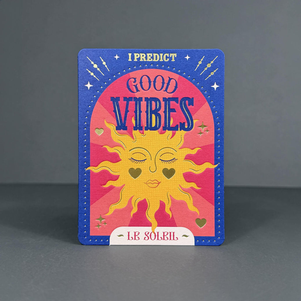 Le Soleil Mini Good Luck Card