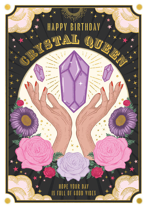 Soulmates Crystal Birthday Card
