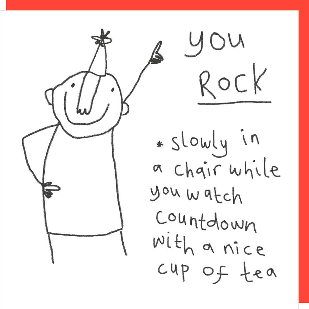 You Rock Birthday Card
