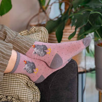 Curious Hen Ladies Bamboo Socks