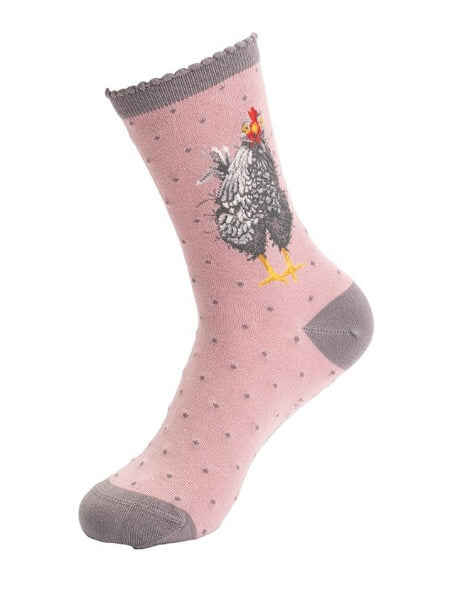 Curious Hen Ladies Bamboo Socks