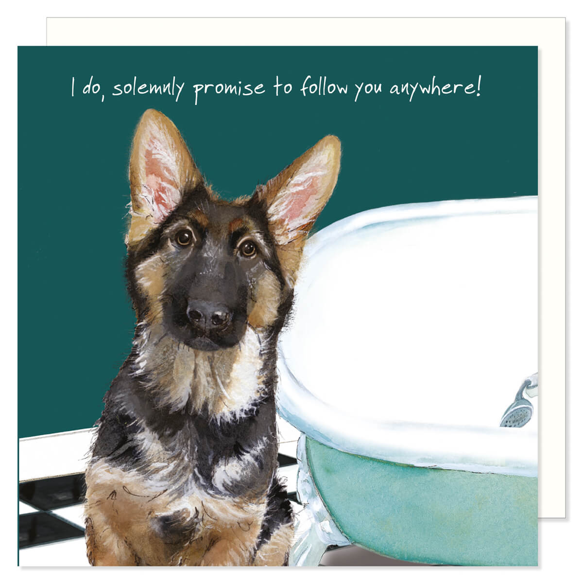 Promise German Shepherd Birthday Card