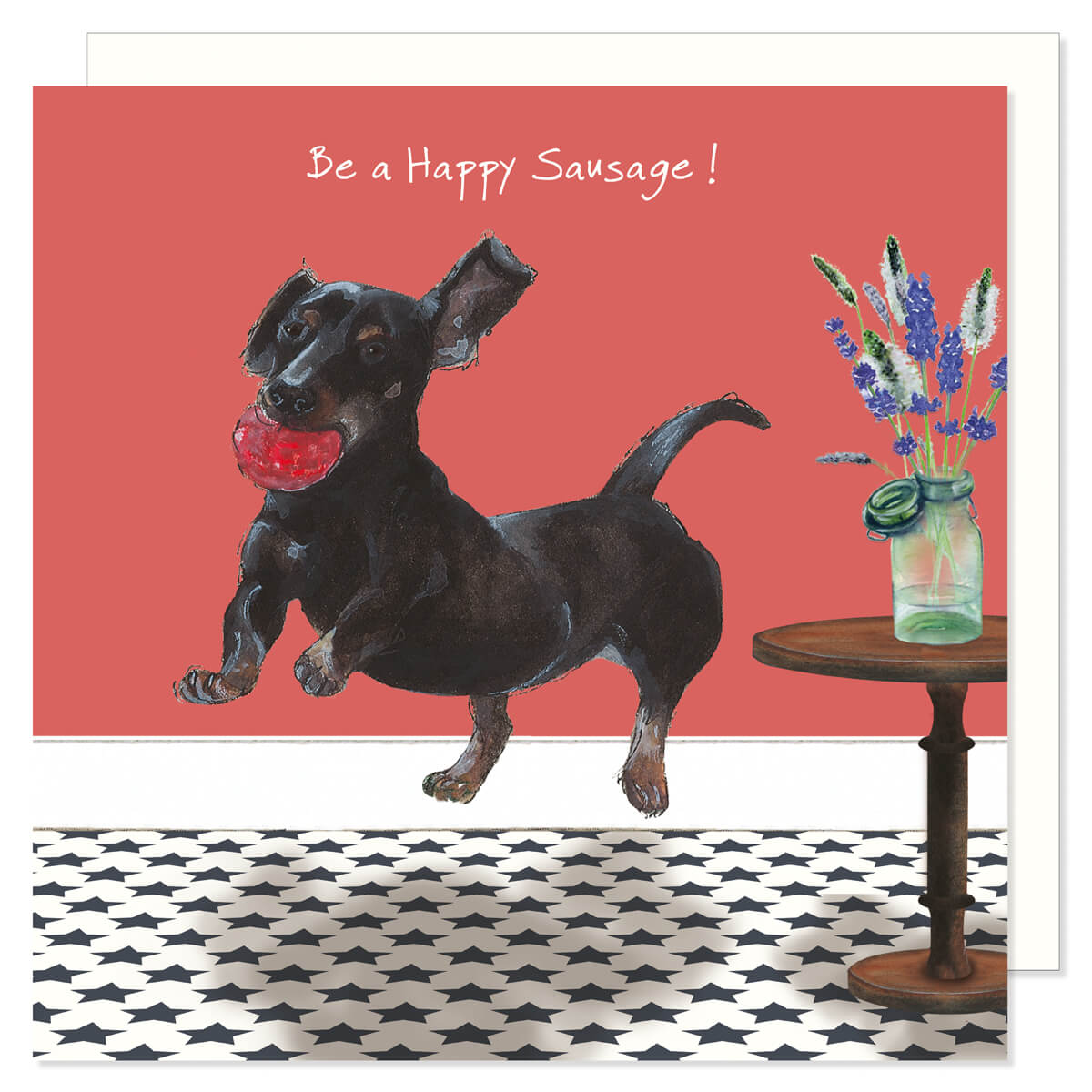 Happy Sausage Dachshund Birthday Card