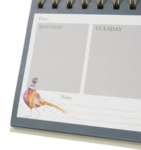 Weekly Desk Planner
