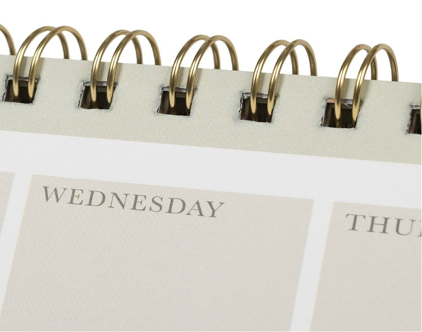 Weekly Desk Planner