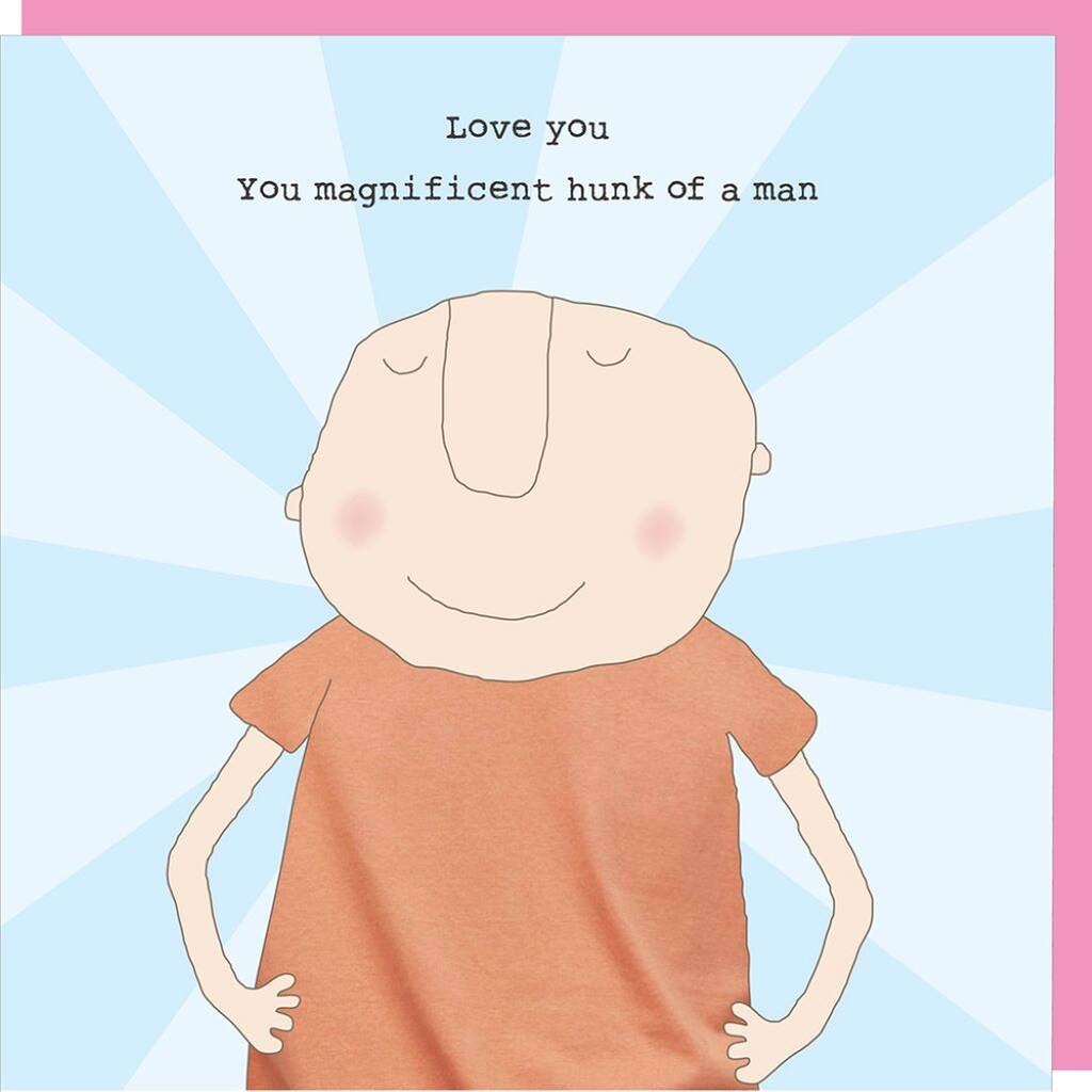 Hunk Valentine's Card