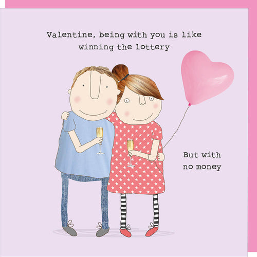 Lottery Valentine's Card