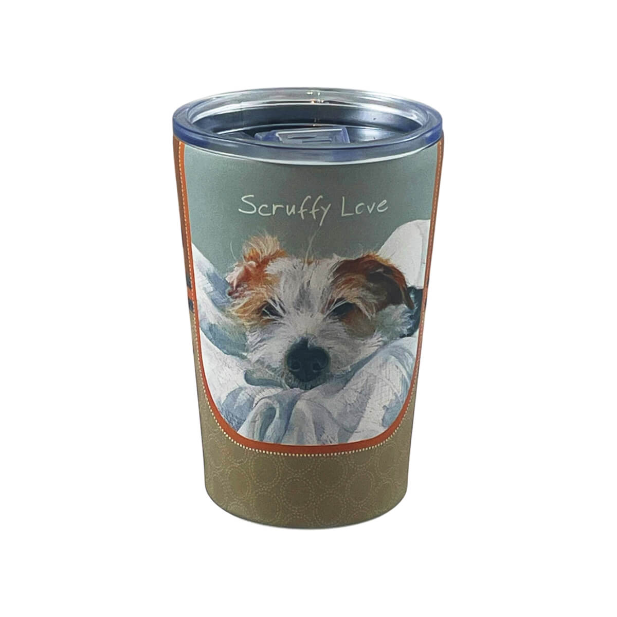 Dog Travel Tumbler Mug - Wirehair Jack Russell